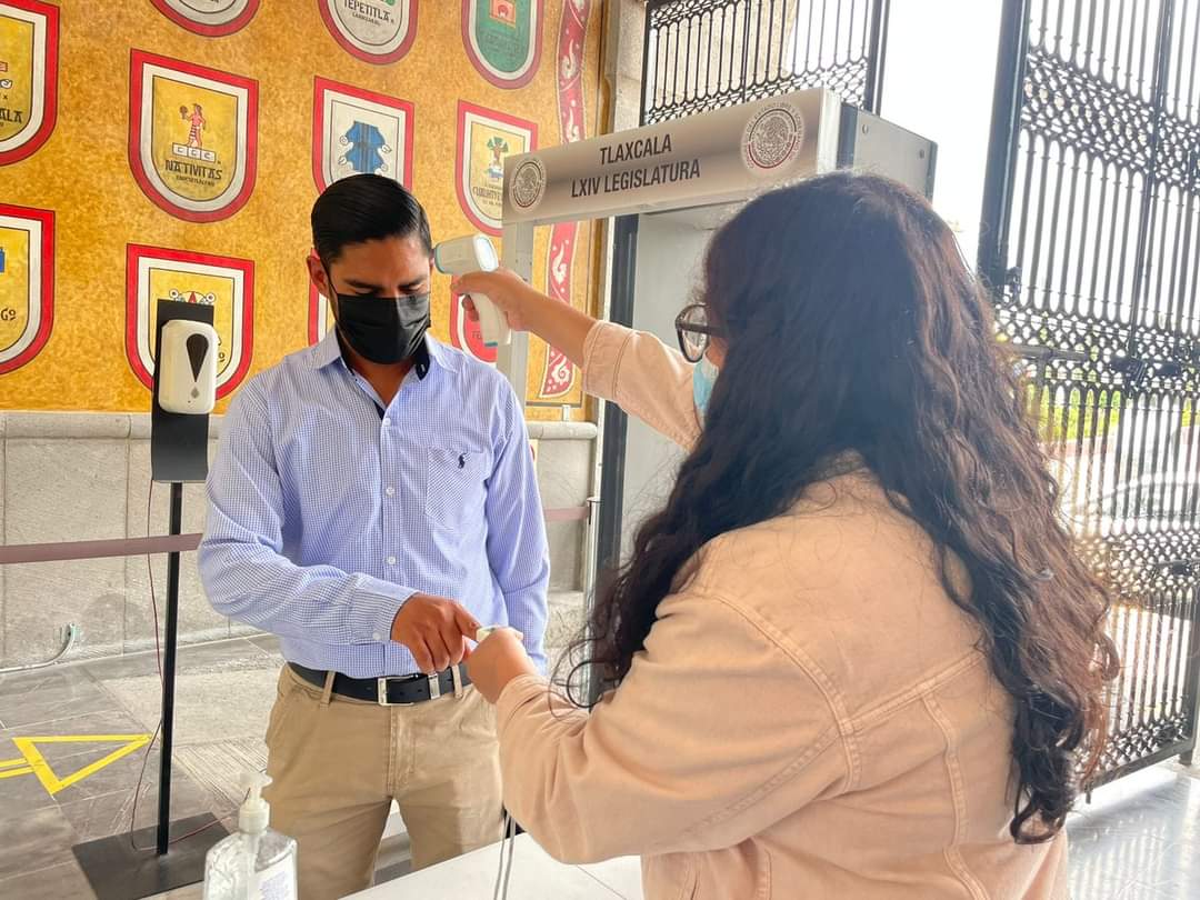 Persisten medidas ante Covid-19 en Congreso de Tlaxcala