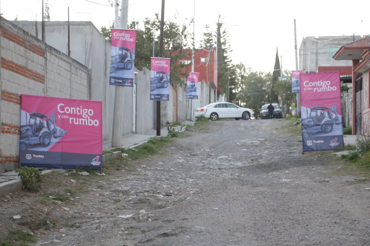 Inician obras de “construyendo contigo” en San Francisco Totimehuacán