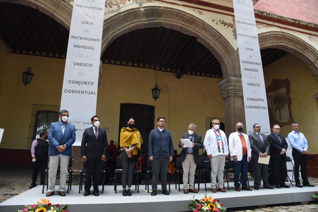 Ayuntamiento de Tlaxcala participa en Aniversario del Conjunto Conventual como Patrimonio de la Humanidad