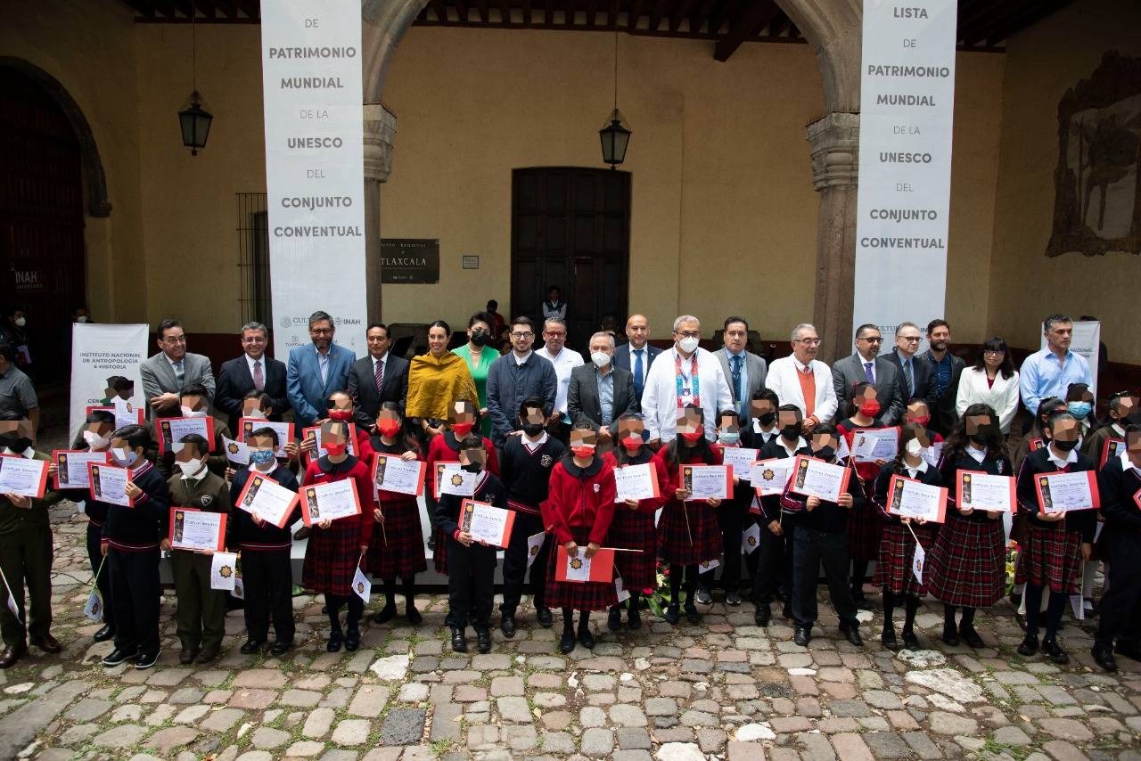 Celebran aniversario de la Declaración del Conjunto Conventual Franciscano como Patrimonio Mundial
