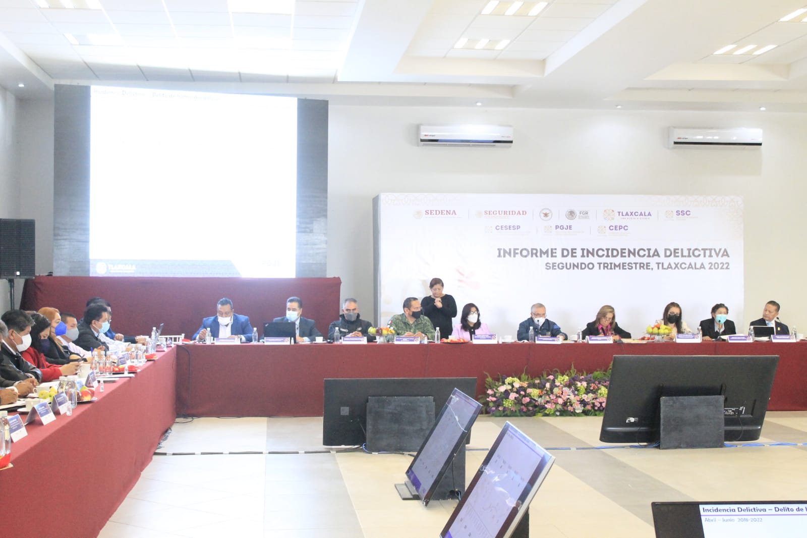 Informan sobre incidencia delictiva en Tlaxcala, destacan contención