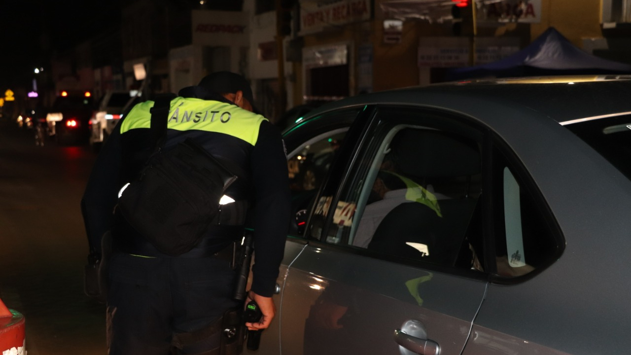 En los últimos dos fines de semana se han remitido en San Pedro Cholula a 70 personas en los operativos de alcoholímetro