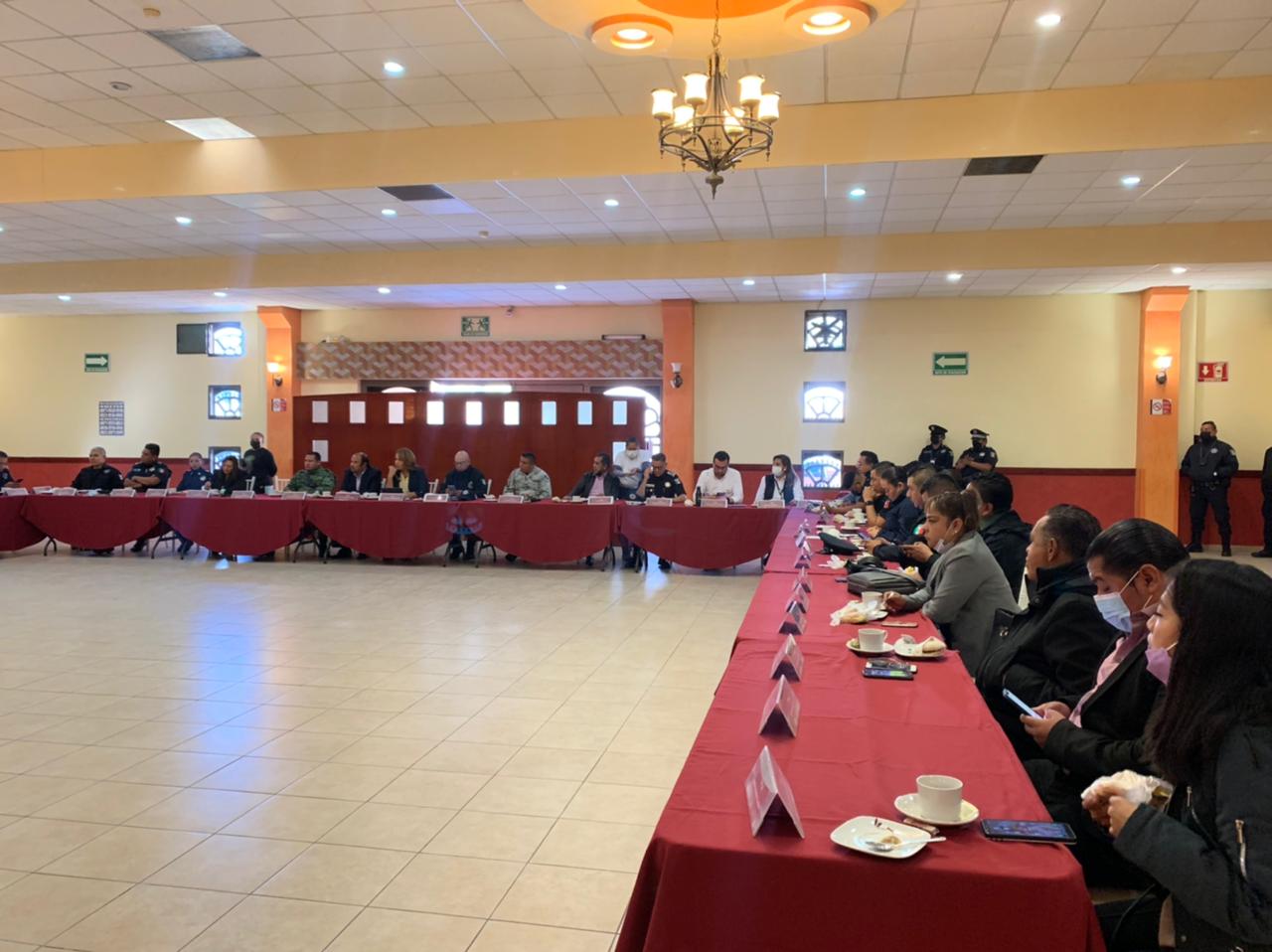 En Tlaxcala Capital se lleva a cabo reunión con municipios en busca de la paz 