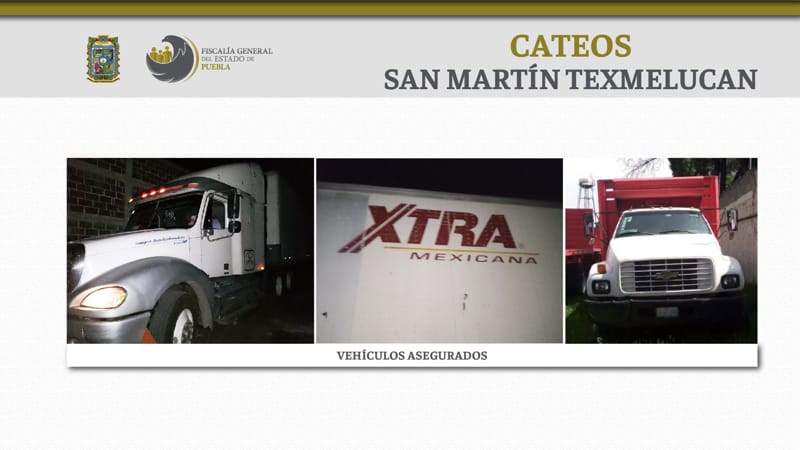 Durante cateos se recuperaron vehículos robados en San Martín Texmelucan