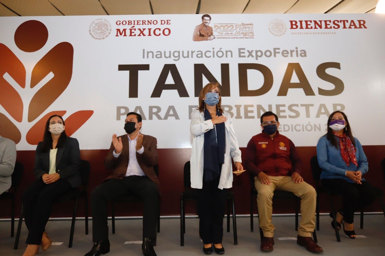Inauguró Lorena Cuéllar tercera Feria de Tandas para el Bienestar 2022