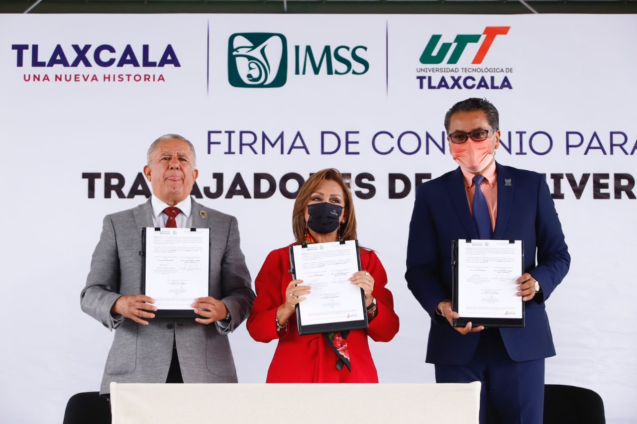 Mejora gobernadora Lorena Cuéllar condiciones de trabajo del personal de la UTT con afiliación al IMSS