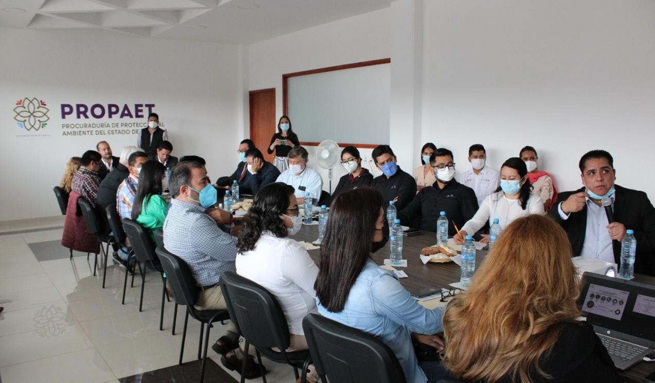 Presentó PROPAET a CANACINTRA programa por el bienestar del medio ambiente