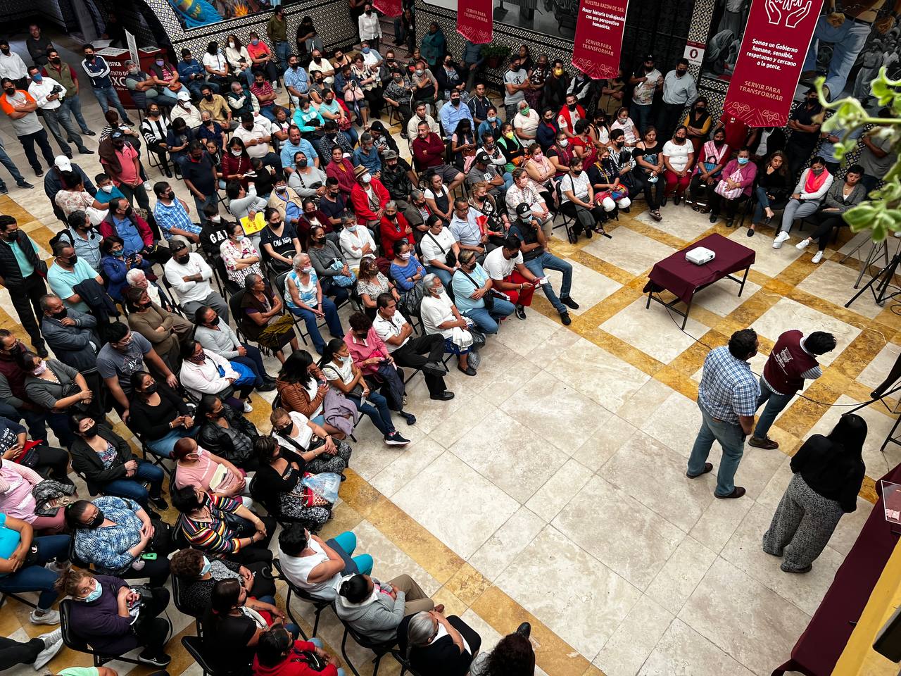 Se ejecutará obra de rehabilitación en Mercado Benito Juárez de Atlixco derivado de consenso y votos a favor de comerciantes