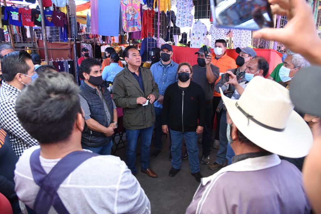 Comerciantes de Tlaxcala agradecen al ayuntamiento la seguridad