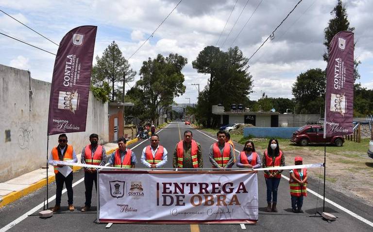Alcalde de Contla inicia obras publicas y anuncia las próximas en beneficio de la ciudadanía