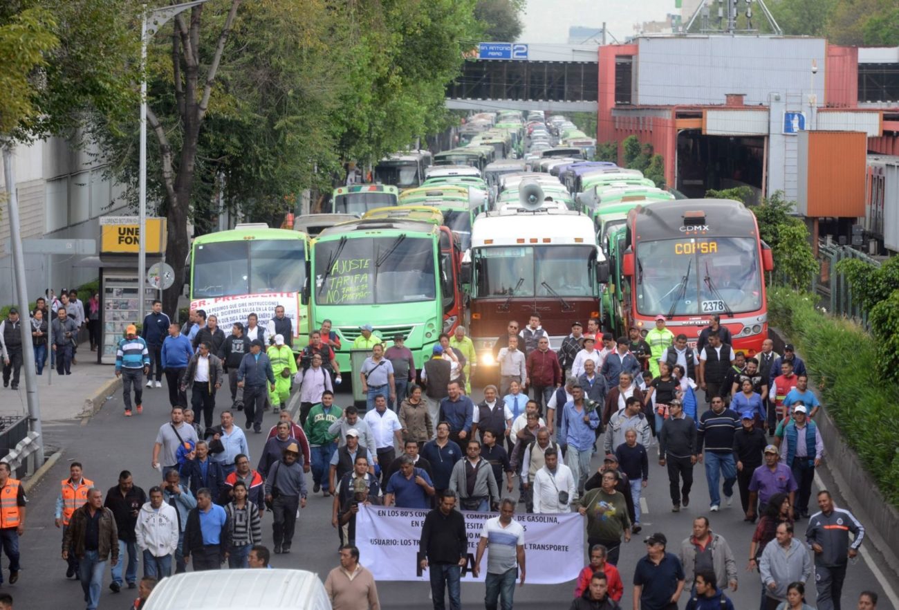 Anuncian organizaciones de transporte de CDMX bloqueos este 2 de junio; exigirán aumento al pasaje