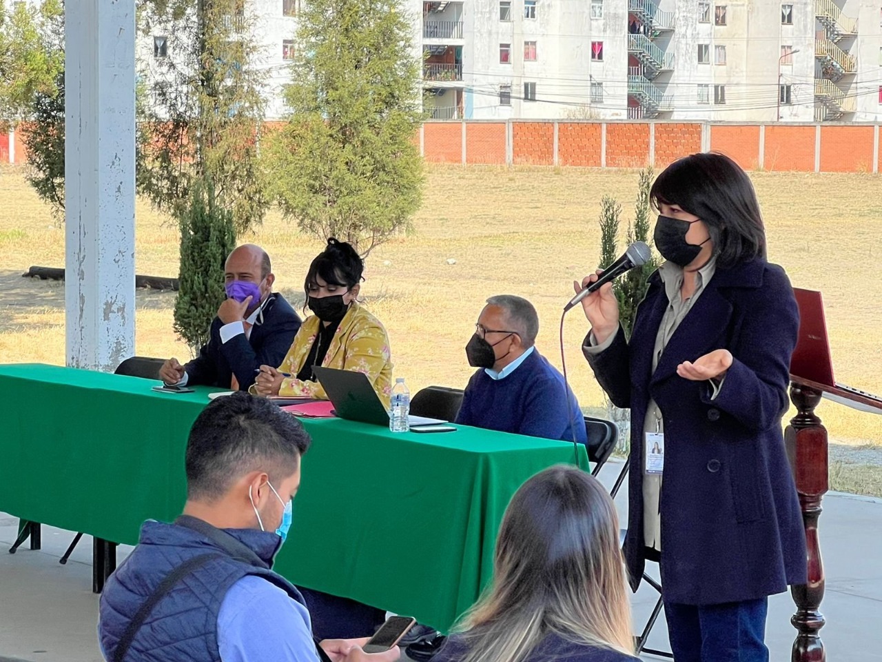 Participan autoridades educativas y padres de familia en asamblea territorial