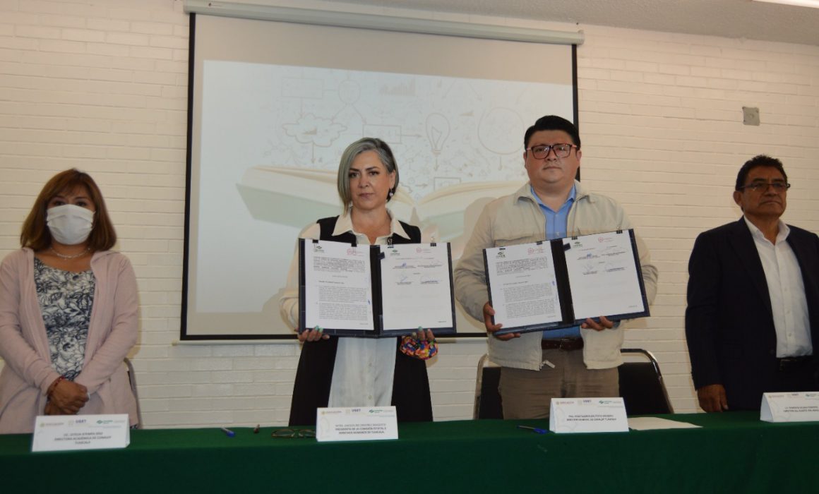 Unen esfuerzos Conalep y CEDH para difundir derechos humanos en educación