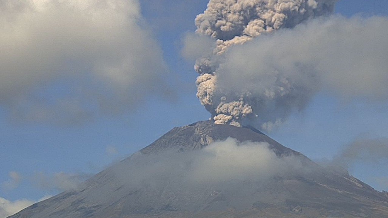 Volcán Popocatépetl inicia el mes de junio con 20 exhalaciones 