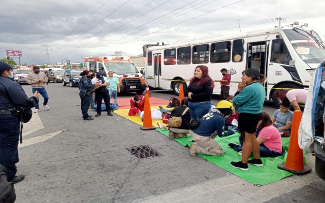 Prometen castigo estricto contra chofer de la ruta 45A que dejó a tres personas hospitalizadas tras accidente