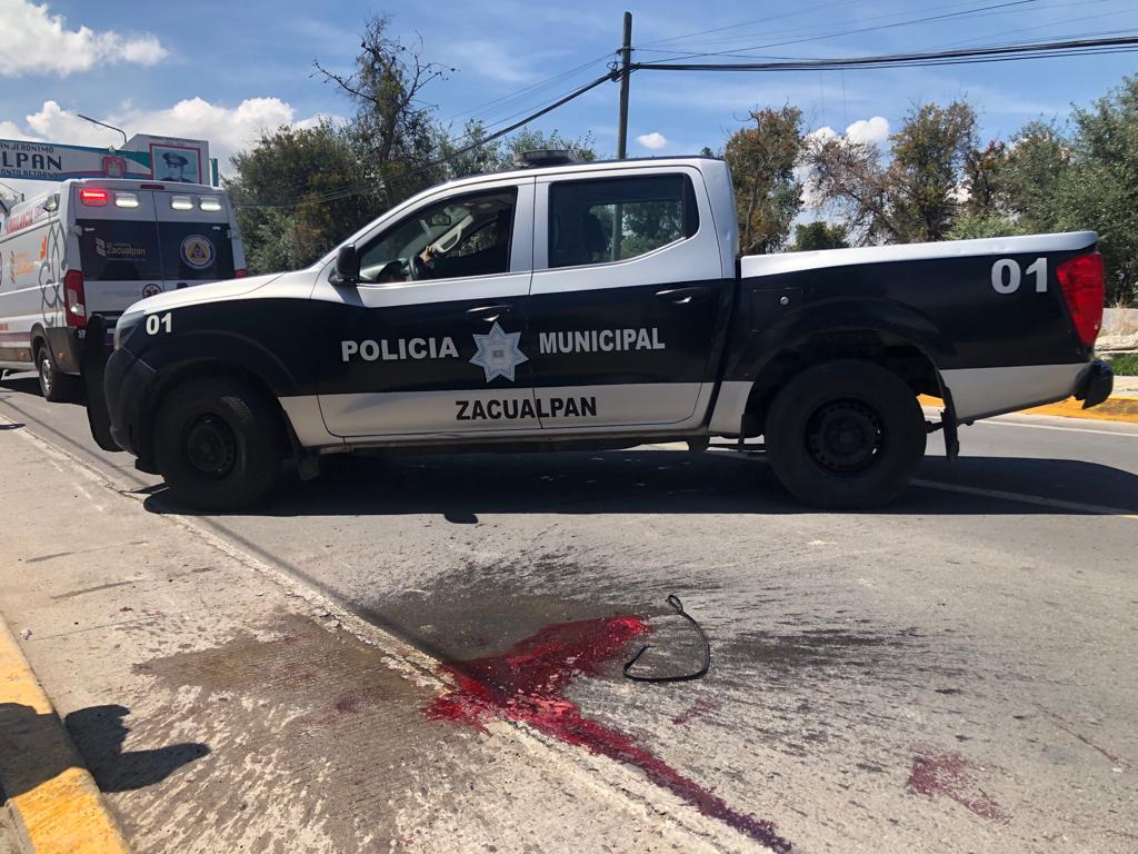 Fallece madre de familia en el hospital tras accidente de motocicleta, en Zacualpan