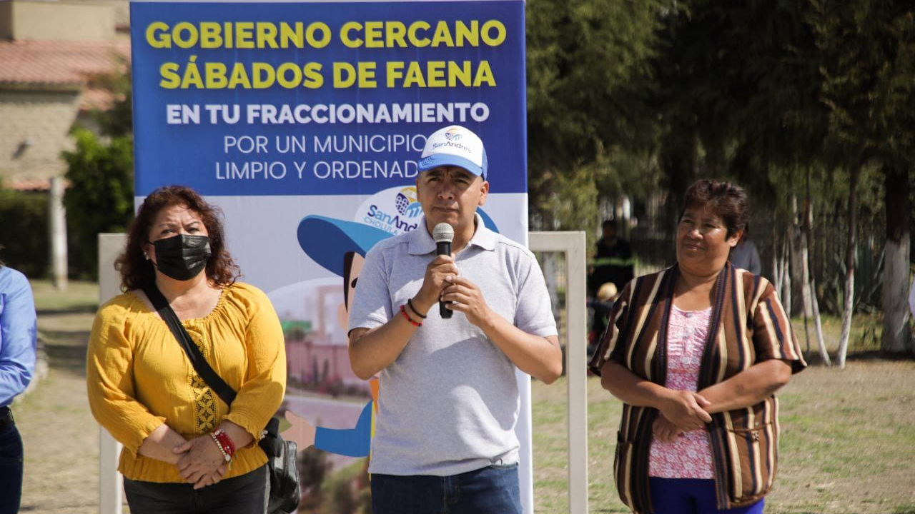 Ayuntamiento de San Andrés Cholula puso en marcha el programa "Sábados de Faena en Tu Fraccionamiento"