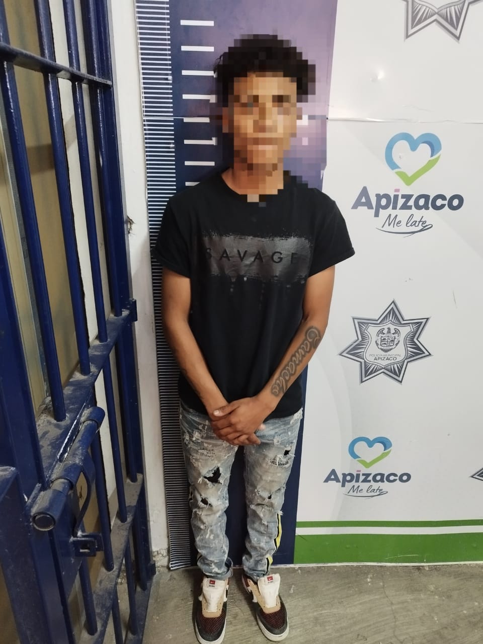 SSC y policía municipal de Apizaco detuvieron a presuntos responsables de robo