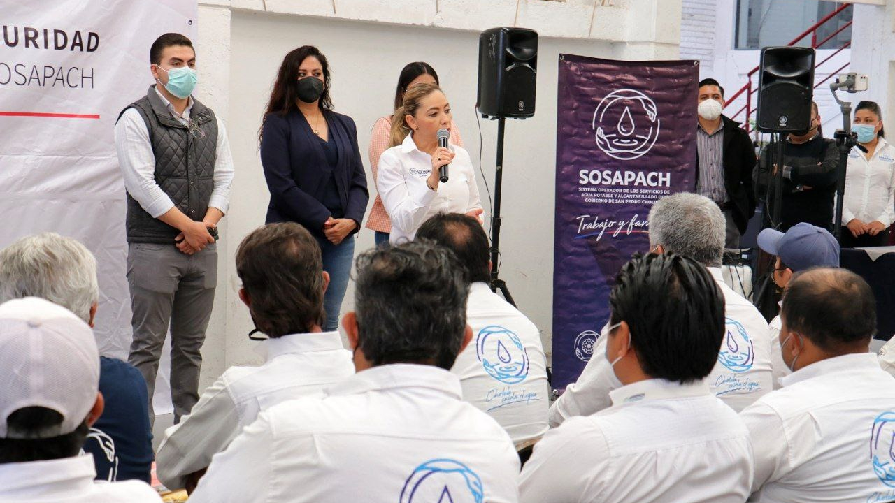 Ayuntamiento de San Pedro Cholula invirtió en la mejora del equipo de trabajo de los trabajadores del SOSAPACH