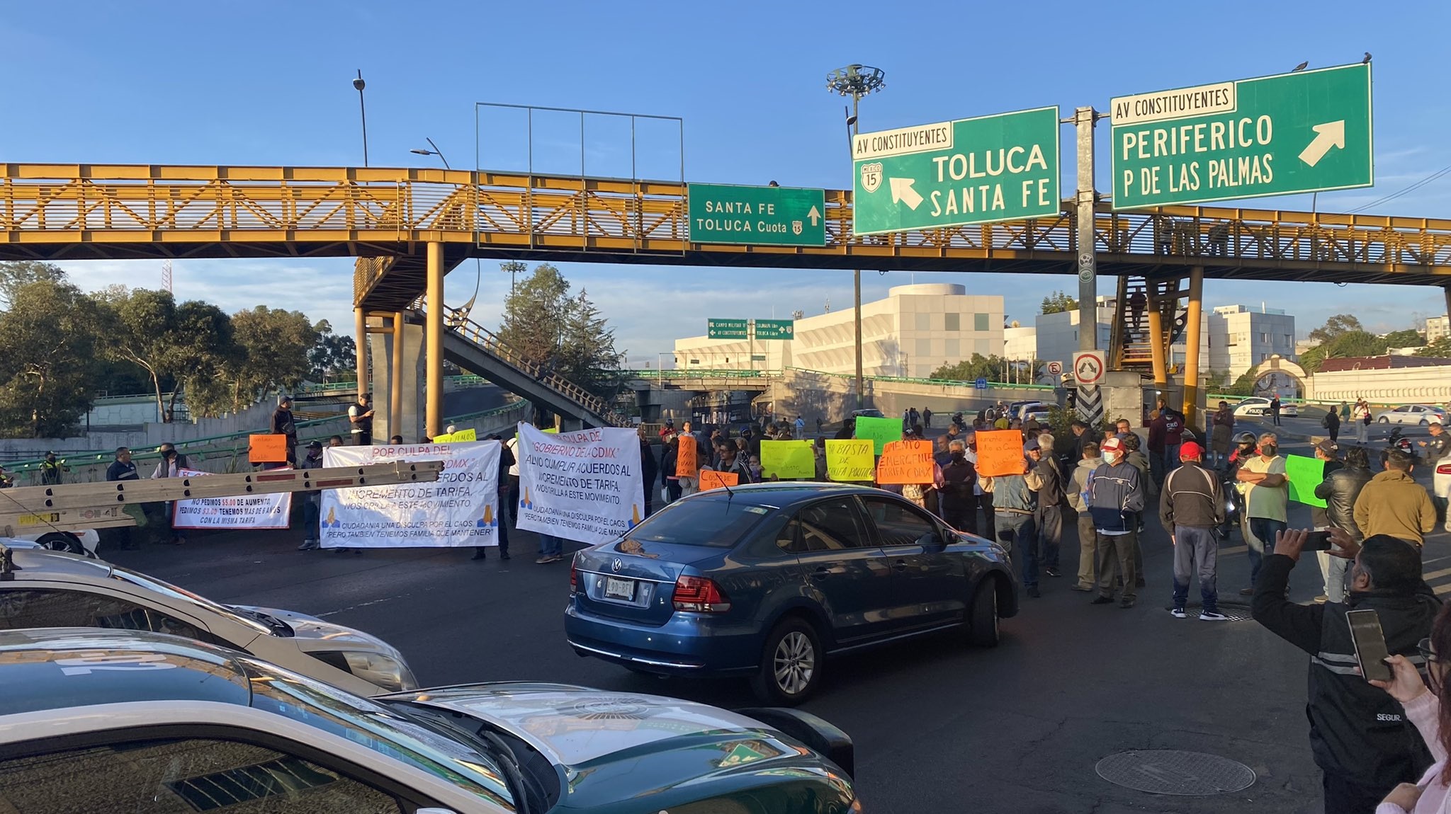 Estas son las avenidas que han sido liberadas luego de bloqueos de transportistas en la CDMX