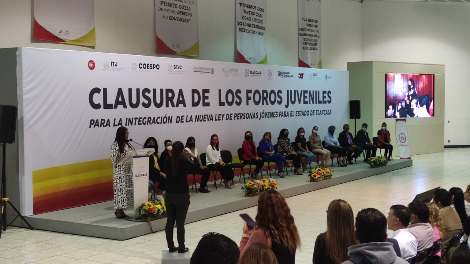 Clausuró Lorena Cuéllar foros juveniles para la creación de la Ley de Personas Jóvenes