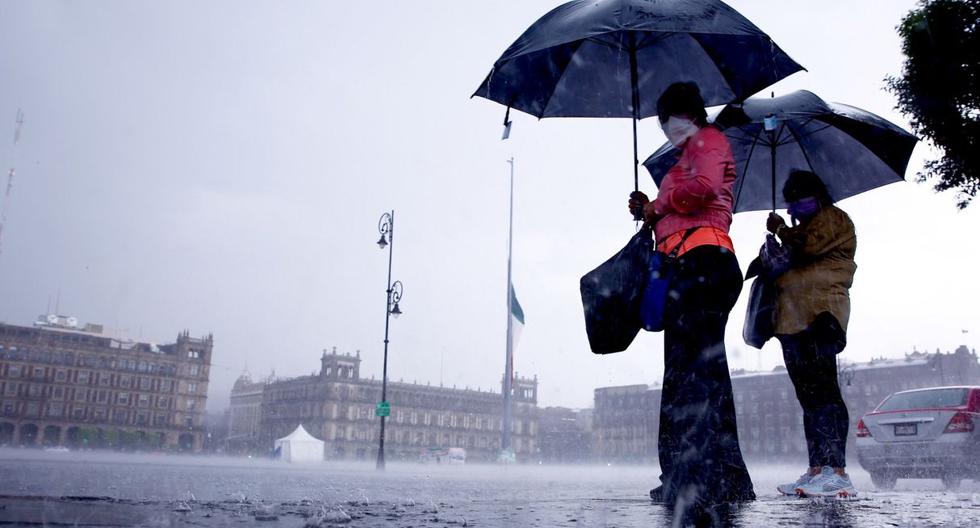 Pronostican lluvias puntuales fuertes en 7 estados para este lunes