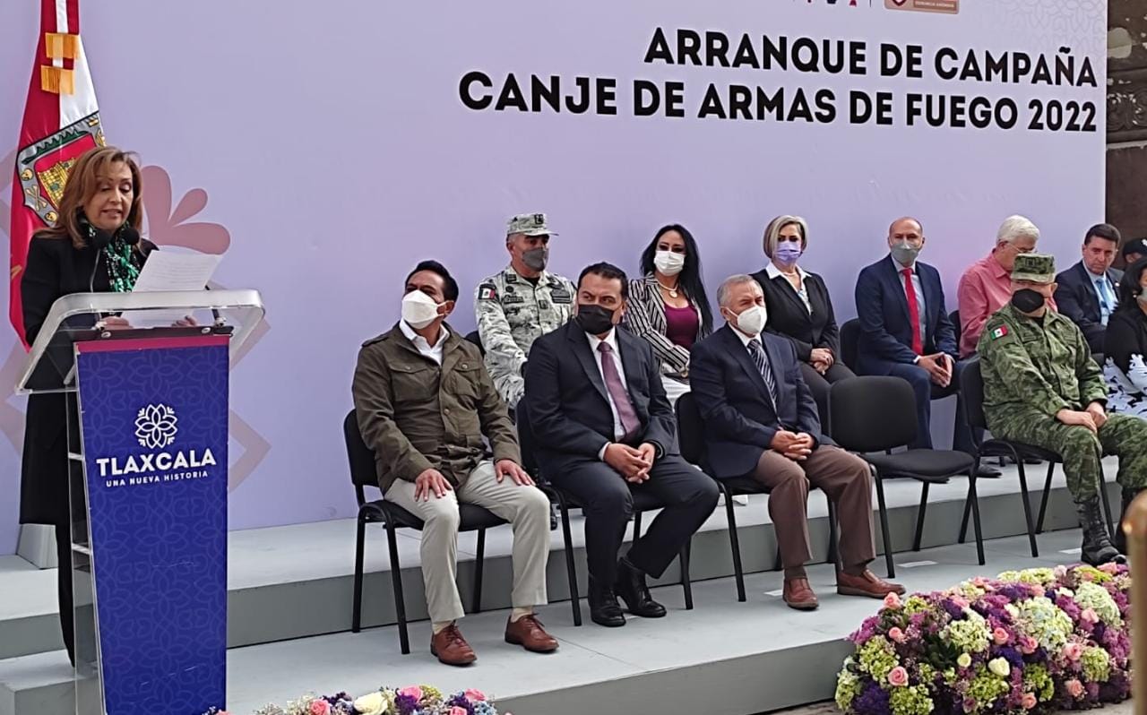 Inauguró Lorena Cuéllar campaña de canje de armas 2022