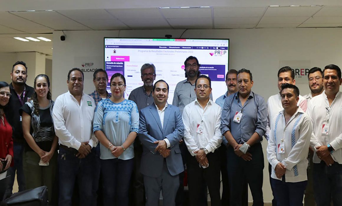 Sin contratiempos, avanza PREP Oaxaca 2022 