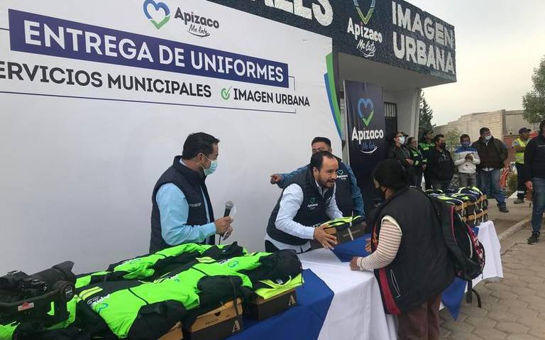 Alcalde de Apizaco reconoce a los integrantes del Servicio Públicos e Imagen Urbana Municipal