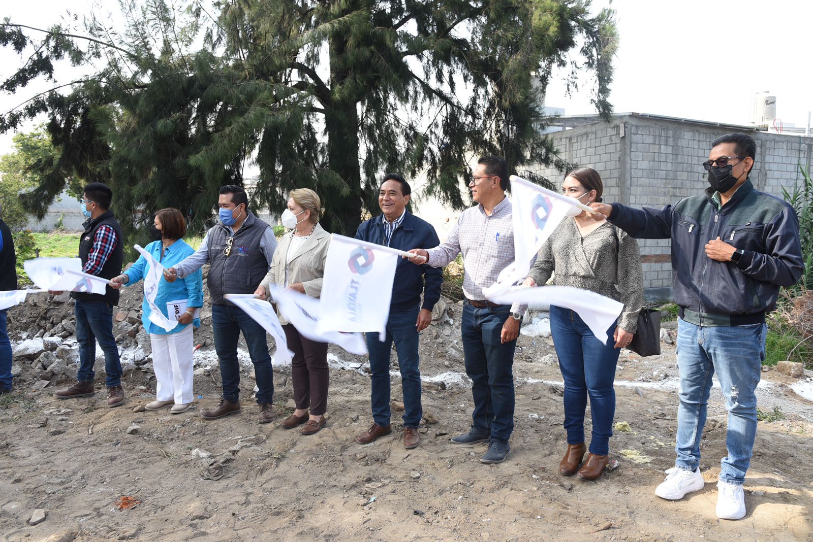 Jorge Corichi autoriza el inicio de los trabajos de construcción en Ixtulco