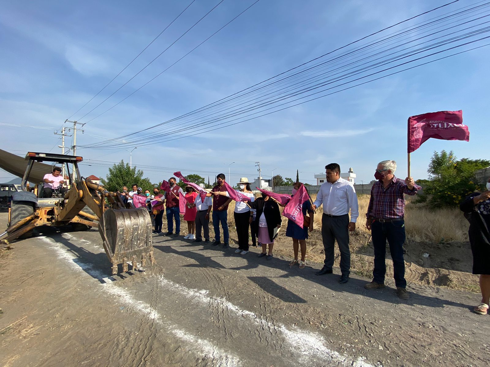 Atlixco da banderazo a ampliación de drenaje sanitario en San Diego Acapulco