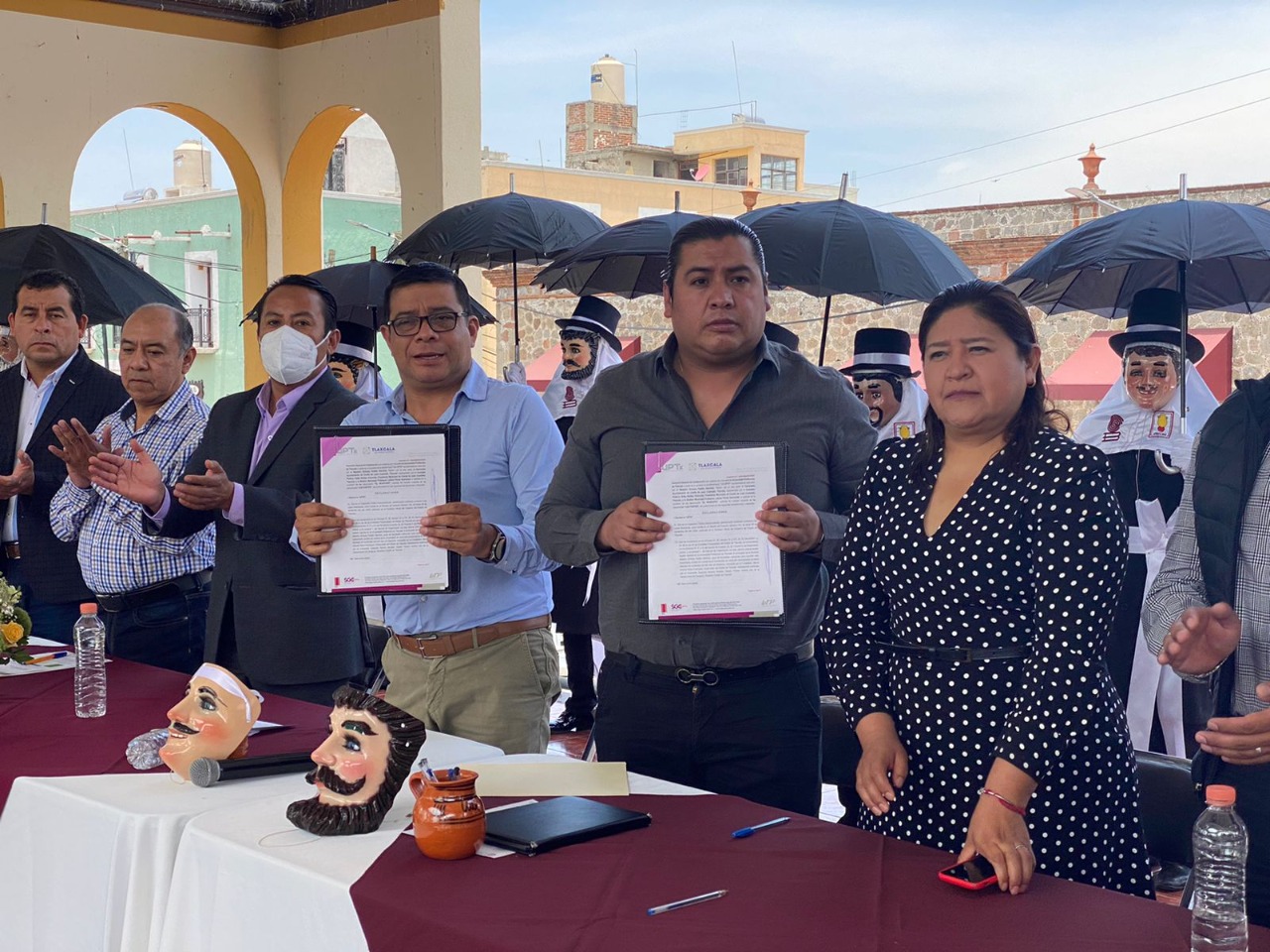 Acuerdan UPTX y ayuntamiento de Contla de Juan Cuamatzi abrir extensión de la universidad en este municipio