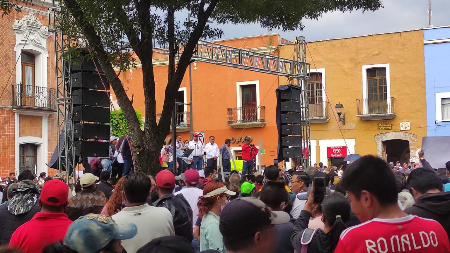 Sindicalizados del 7 de mayo exigen toma de nota, realizan manifestación
