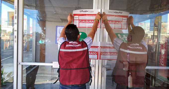 Clausuran 200 negocios por violar horarios de funcionamiento