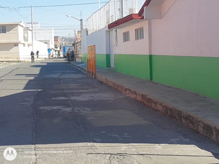 Hombre muere en calles de Texmelucan; presuntamente murió por bronco aspiración