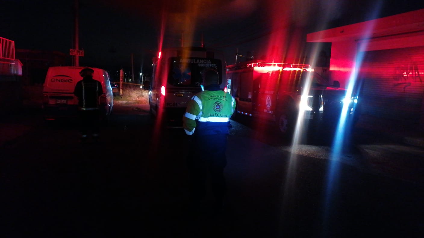 Atiende CEPC y cuerpos de emergencia fuga de gas en Apizaco