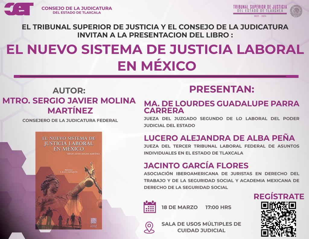 Alista TSJE libro sobre justicia en México