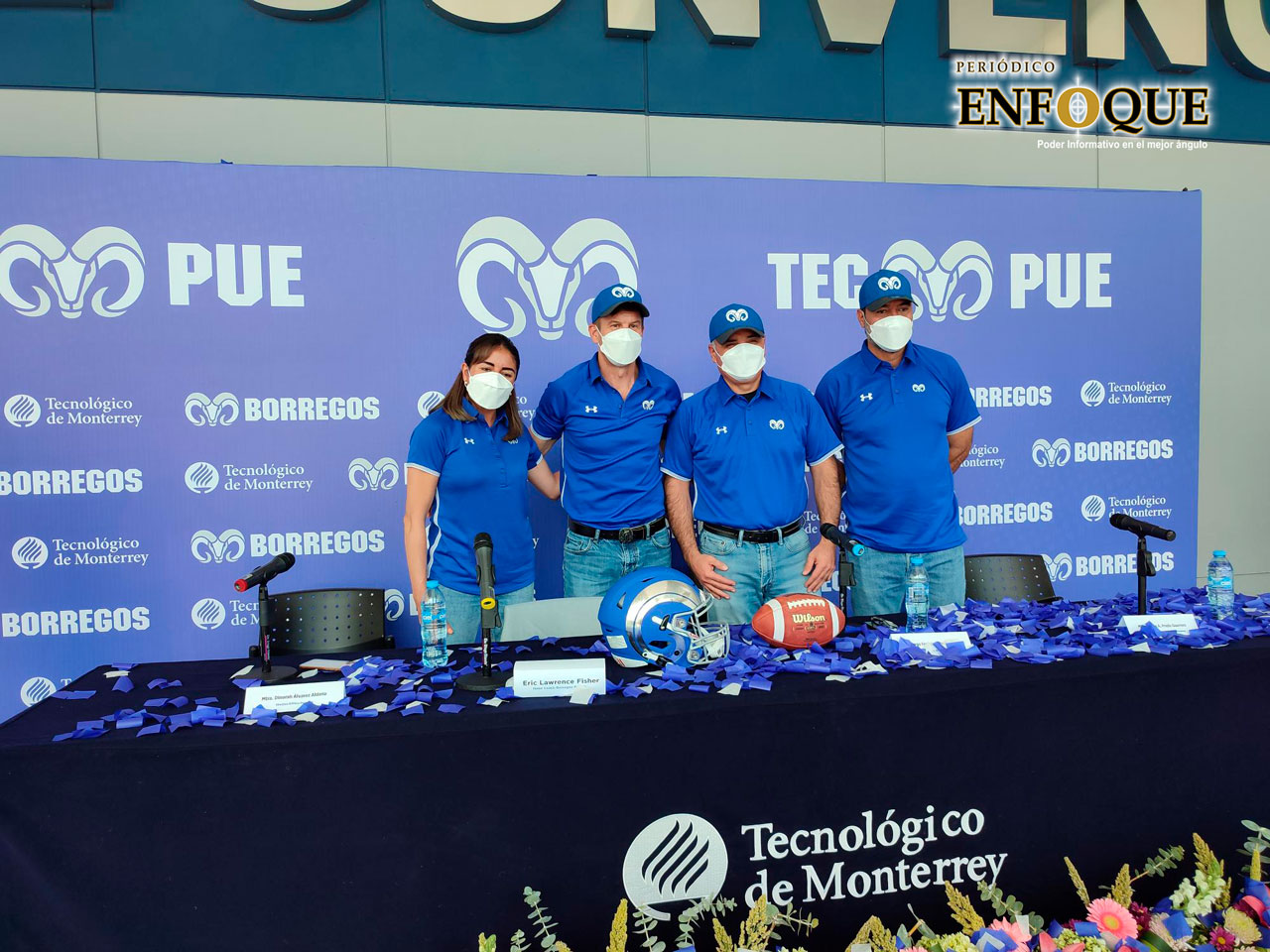 Momento histórico: Eric Fisher es presentado con Borregos Puebla