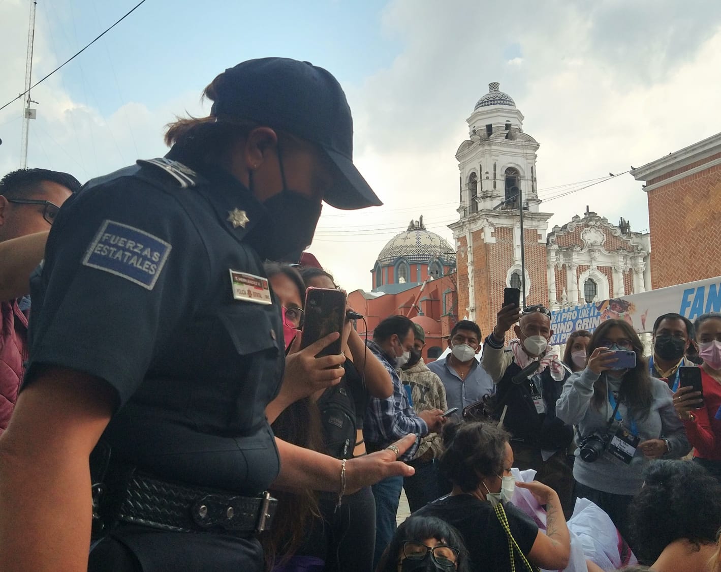 Policías no violentan derechos de manifestantes: IEM