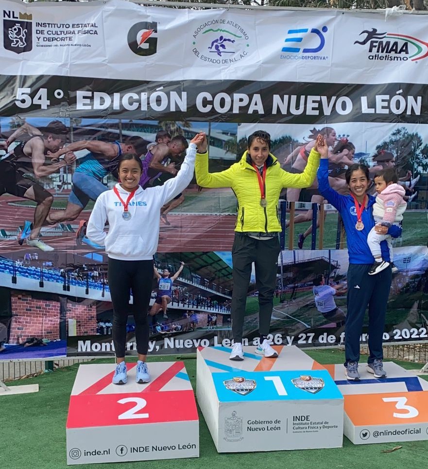 Atleta poblana brilló en la Copa Nuevo León 