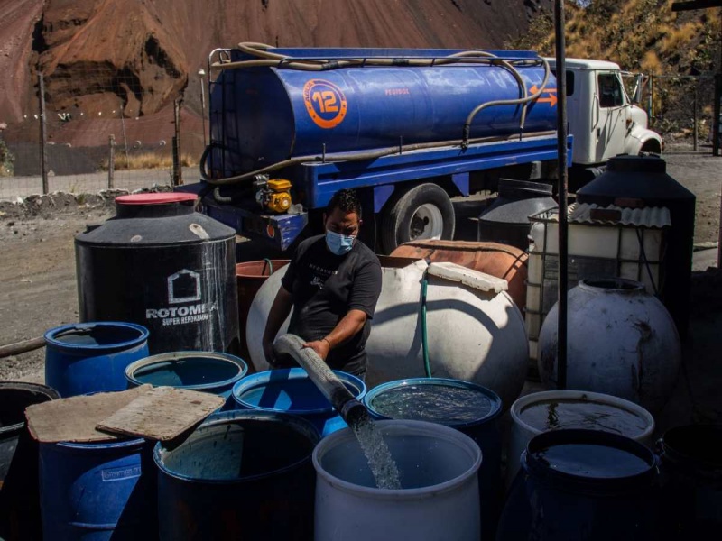 Cortarán suministro de agua potable en seis municipios del Edomex