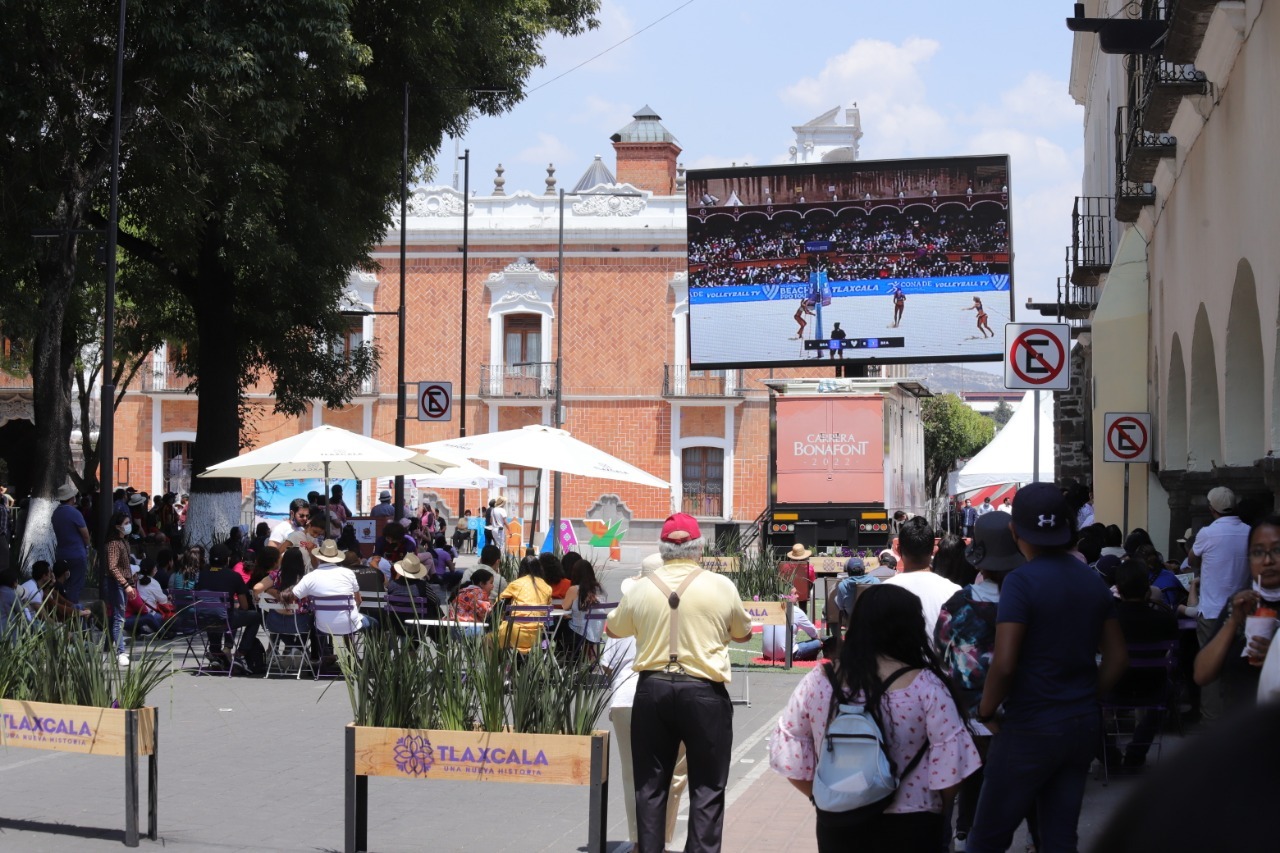 Celebran tlaxcaltecas esfuerzo de autoridades para la llegada del Tour Mundial de Voleibol de Playa 2022