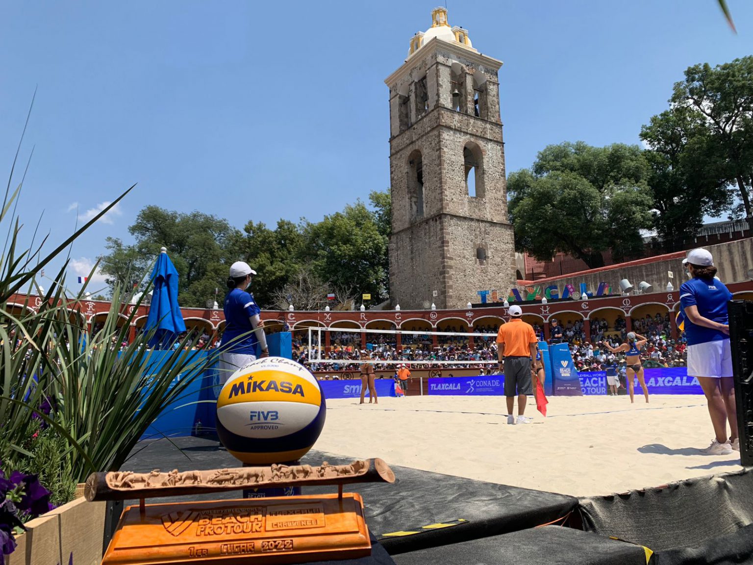 Las campeonas brasileñas de voleibol se van de Tlaxcala Capital agradecidas por la hospitalidad
