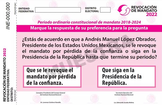 Tlaxcala contará con más de 900 mil boletas para la Revocación de Mandato