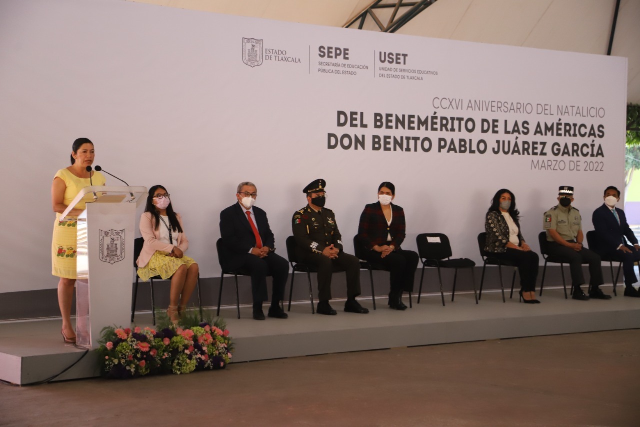 Gobierno del Estado conmemoró CCXVI aniversario del Natalicio del Benemérito de las Américas