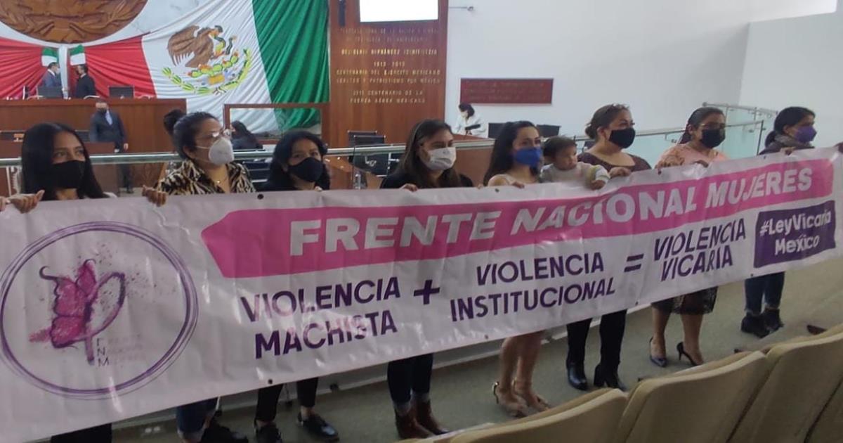 Colectivo Frente Nacional Mujeres solicita que reconozca la violencia vicaria
