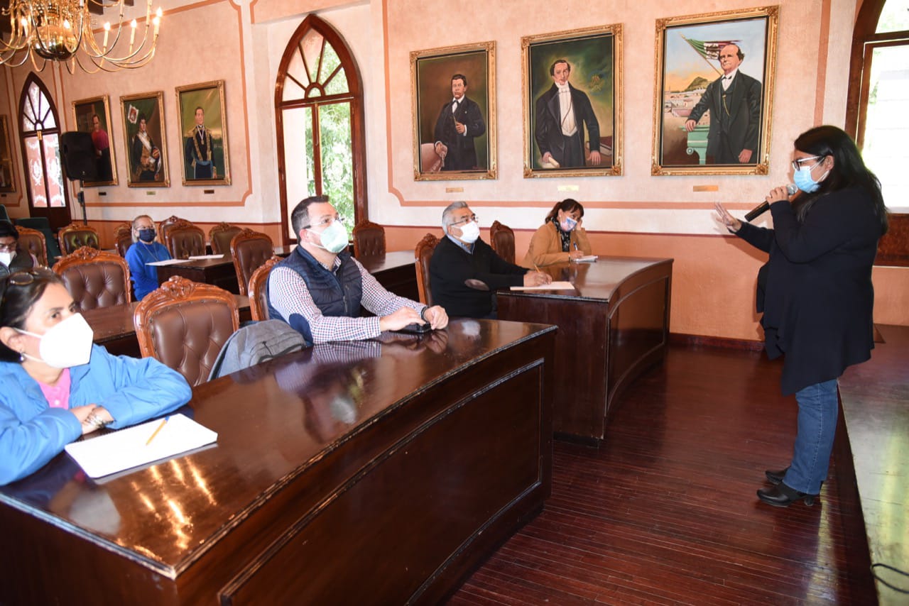 Imparten platicas de prevención de acoso y hostigamiento sexual en Ayuntamiento de Tlaxcala