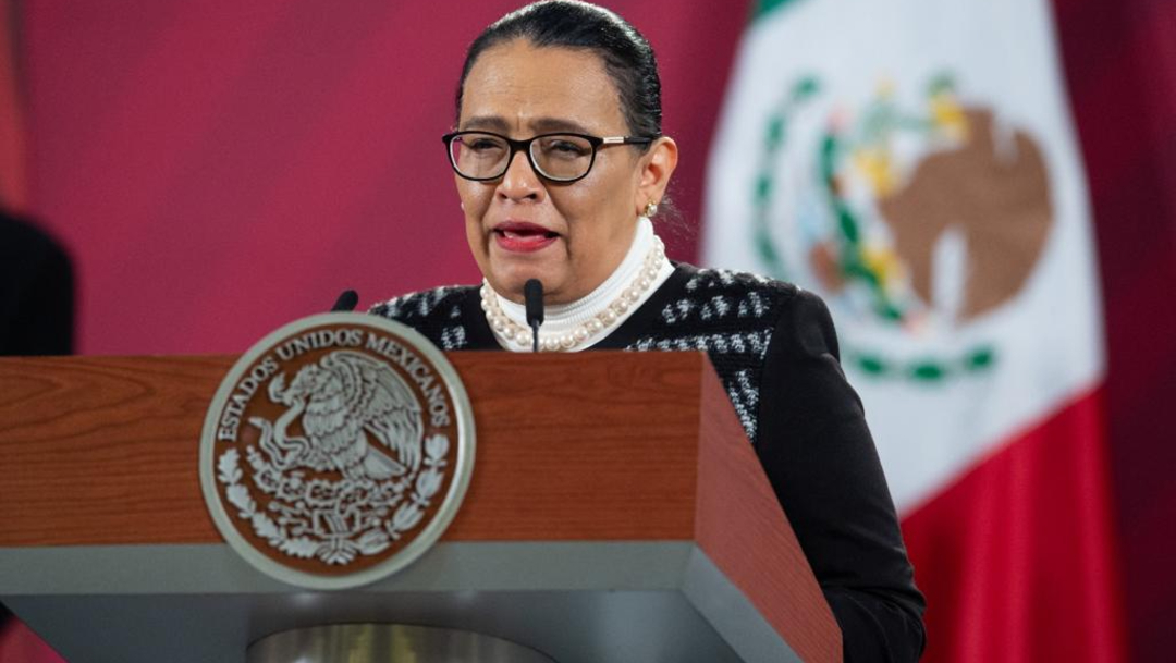 La titular de Seguridad y Protección Ciudadana, Rosa Icela Rodríguez dio por segunda ocasión positivo a Covid