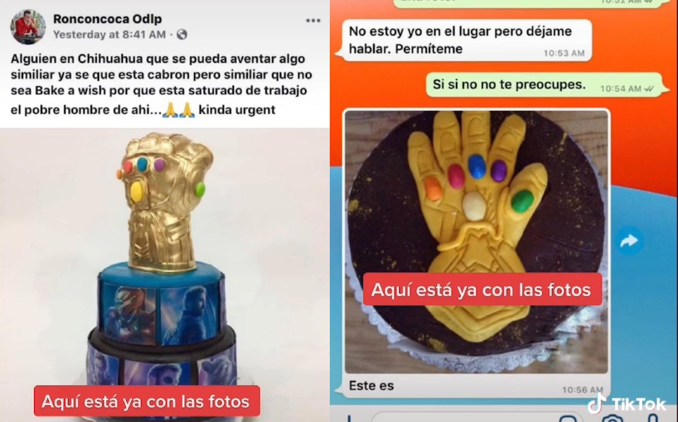 "Tengo un amigo que lo hace más barato": Joven ordena pastel temático y recibe algo muy diferente