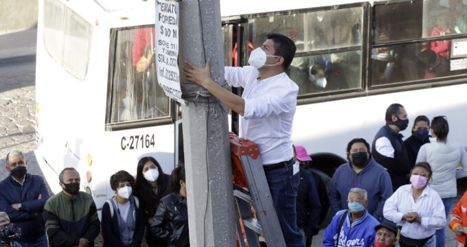 Se retirarán mil pendones en av. 16 de Septiembre
